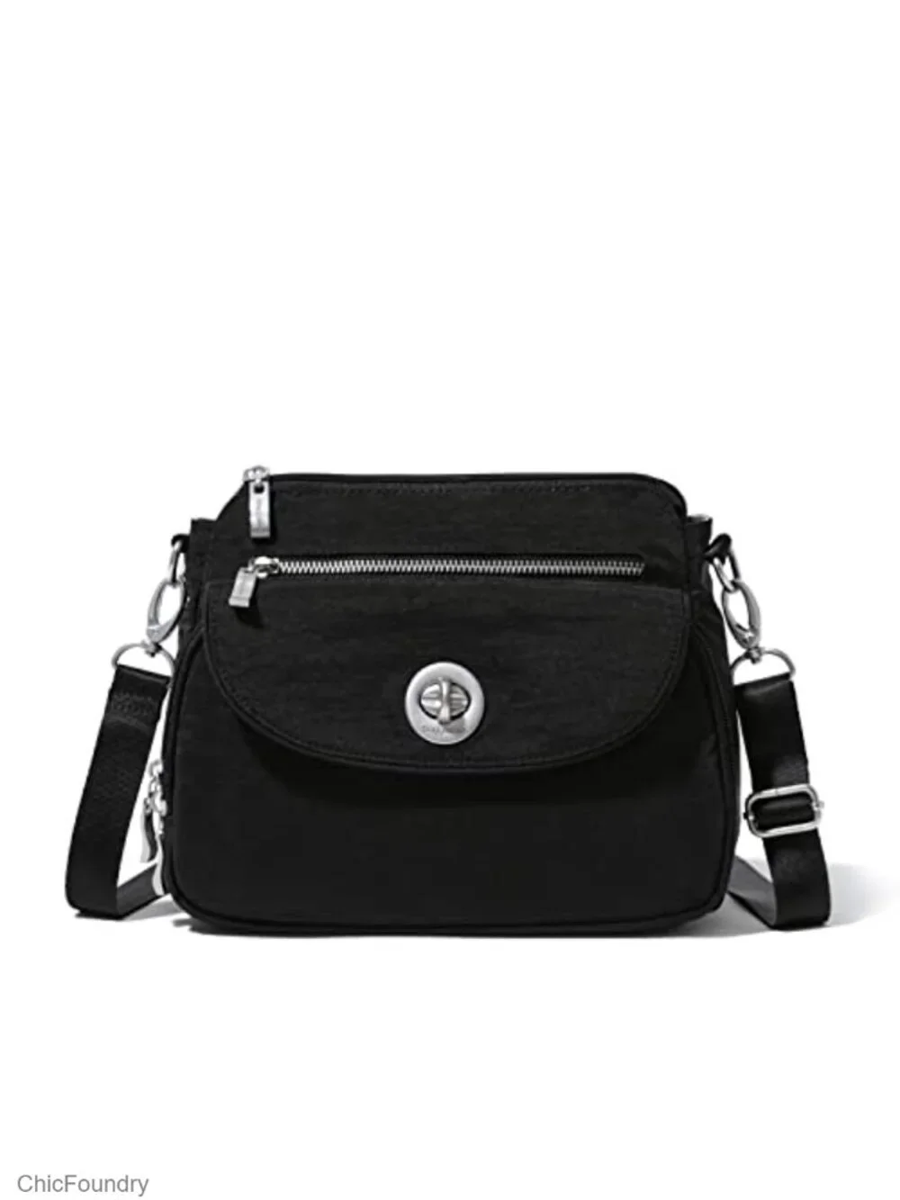 Lightweight Water-Resistant Crossbody Bag with RFID, Adjustable Strap